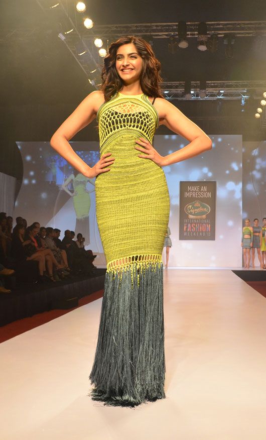 Sonam Kapoor in a Mark Fast gown