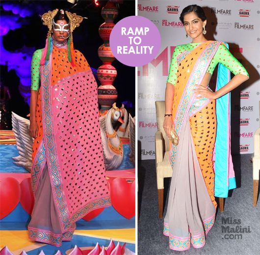 Ramp to Reality: Sonam Kapoor in Indian by Manish Arora