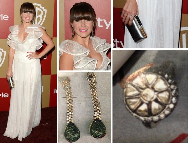 Sophia Bush in Lisa Ho & Amrapali jewels at the the 14th Annual Warner Bros. and InStyle Golden Globe Awards After Party on January 13, 2013 (Photo courtesy | Amrapali)