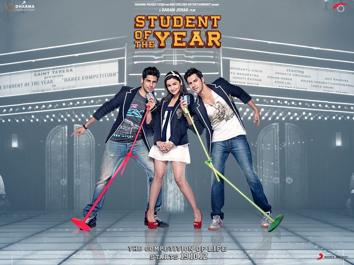 "Student of the Year" poster