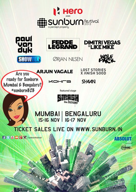 Are You Ready for Sunburn Mumbai & Bengaluru 2013?