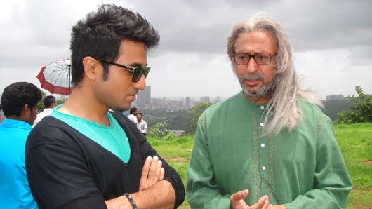 Veer Das with Gulshan Grover