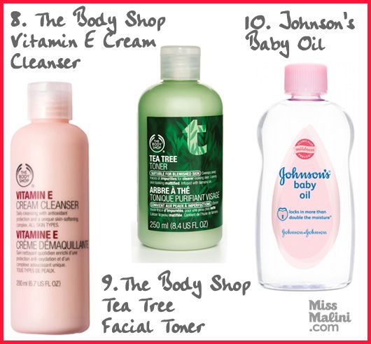 The Body Shop and Johnson's