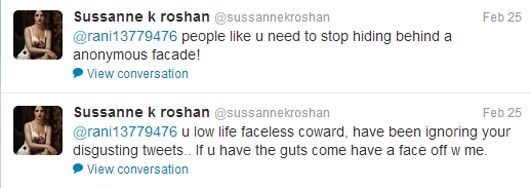 Sussane Roshan tweets
