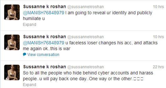 Sussane Roshan's tweets