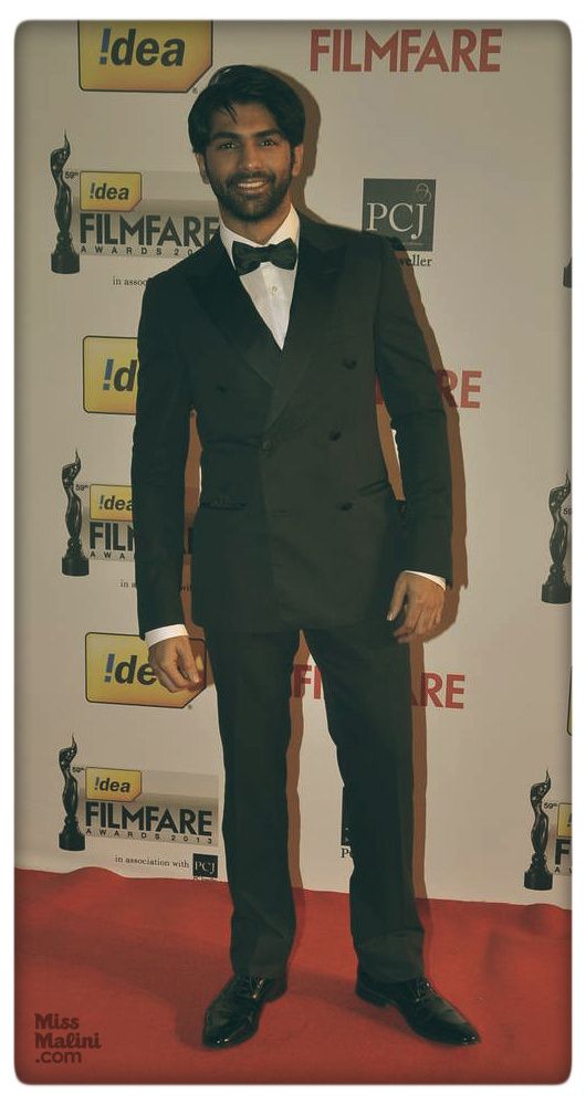 Taaha Shah at the 59th Filmfare Awards on January 23, 2014