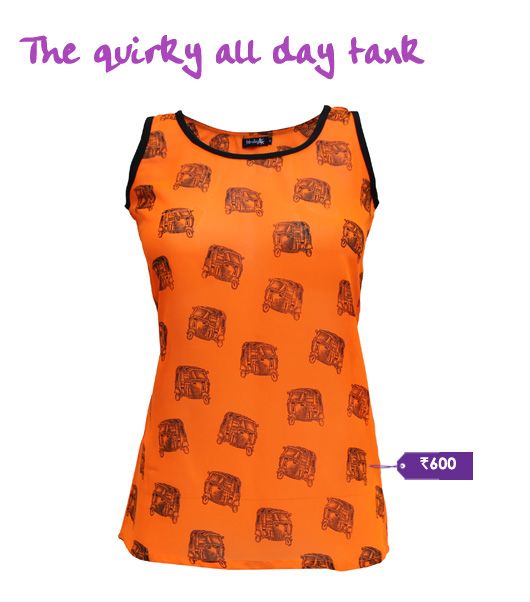 The quirky all-day tank by FabAlley