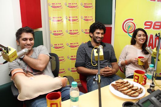 Mohit Suri with Aditya Roy Kapoor and Shraddha Kapoor