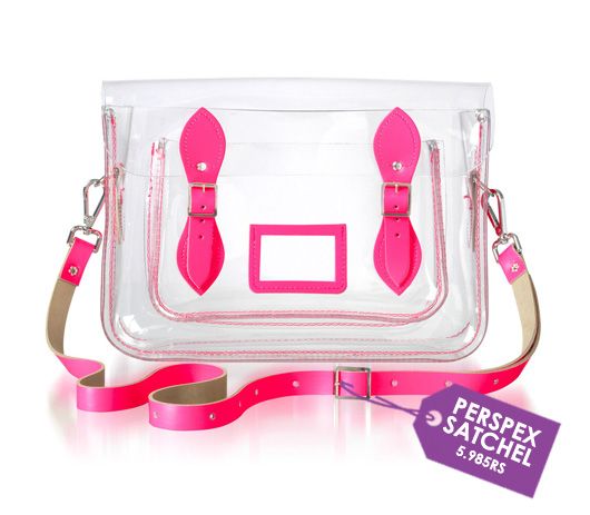 The Cambridge Satchel, Perspex