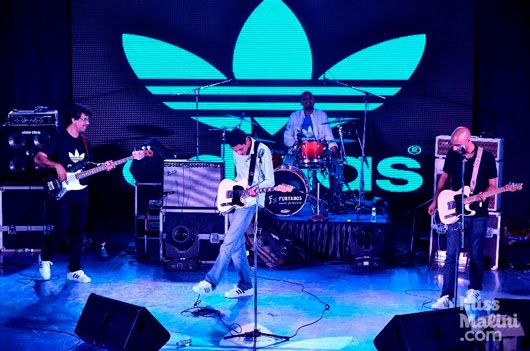 The Supersonics performing live at adidas Originals Collision event in Mumbai