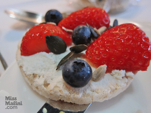 Berries, Nuts and Fresh Ricotta