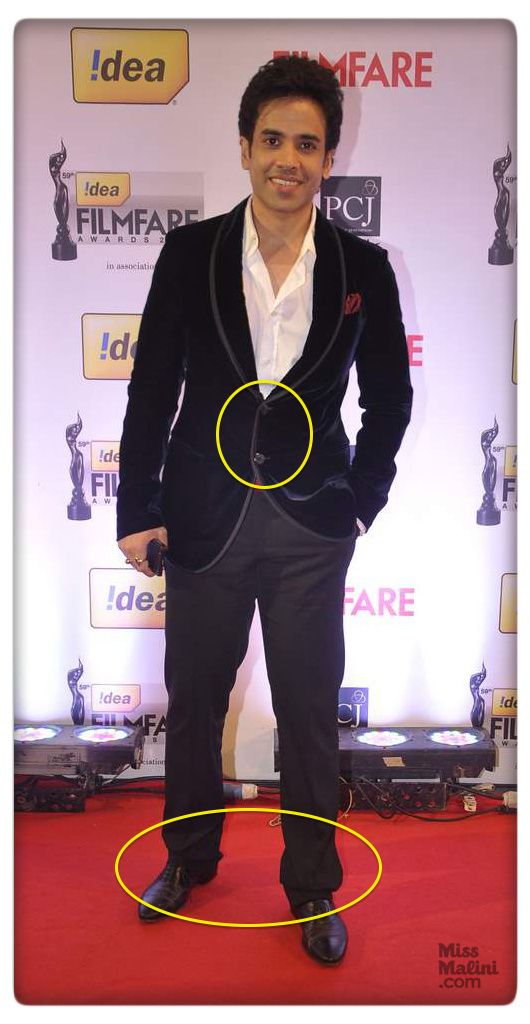 Tusshar Kapoor at the 59th Filmfare Awards on January 23, 2014