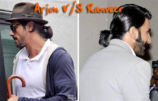 Arjun Rampal or Ranveer Singh – Who Wore The Ponytail Better?