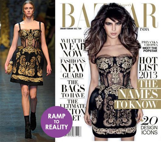 Ramp to Reality: Priyanka Chopra in Dolce &#038; Gabbana