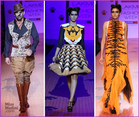 Our Picks From The Aircel ‘Save Our Tigers’ Show at LFW Summer/Resort 2013