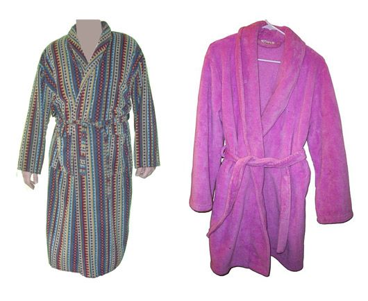 Bathrobes to lounge in