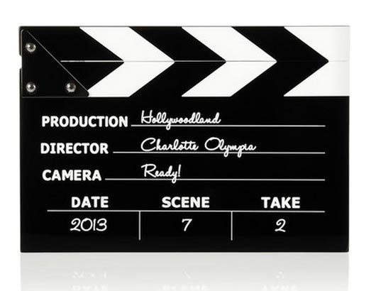 Charlotte Olympia Movie Clapboard Clutch