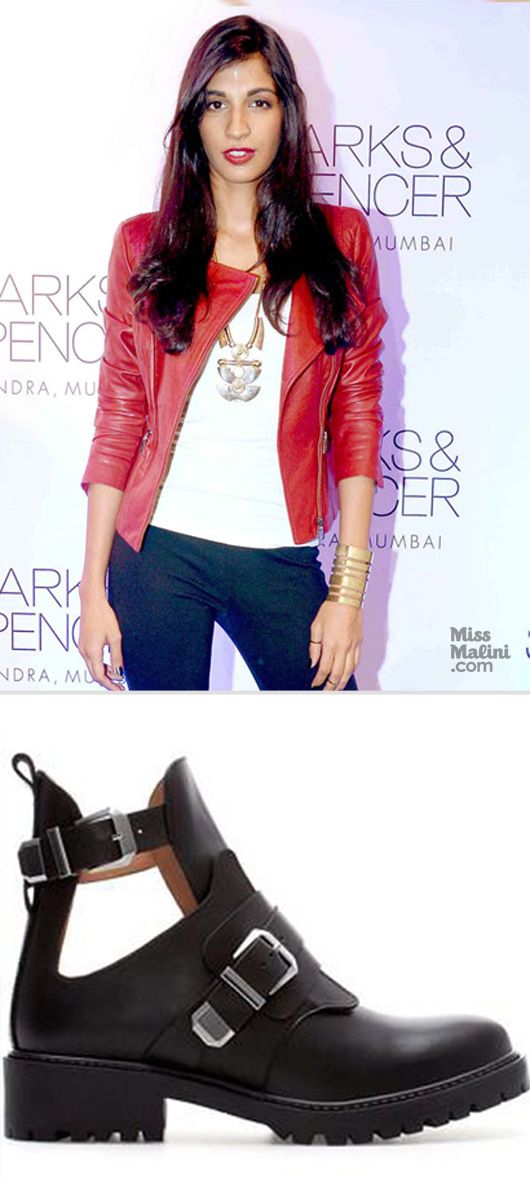 Anushka Manchanda's new cut-out boots