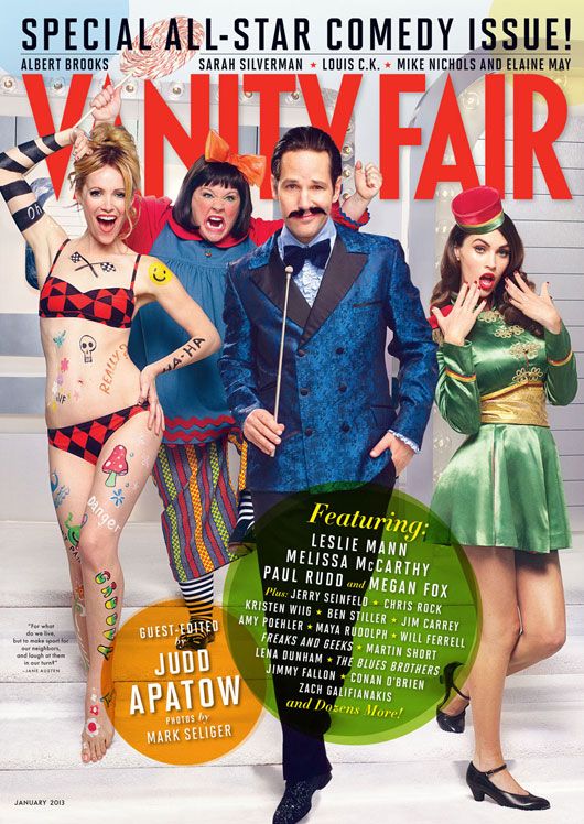 Vanity Fair Unveils Special All-Star Comedy Issue Guest-Edited by Judd Apatow!