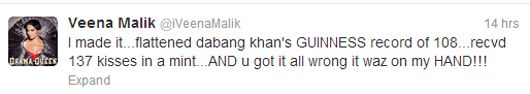Veena Malik tweets