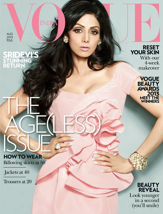 Sridevi Scores Her First Vogue Cover