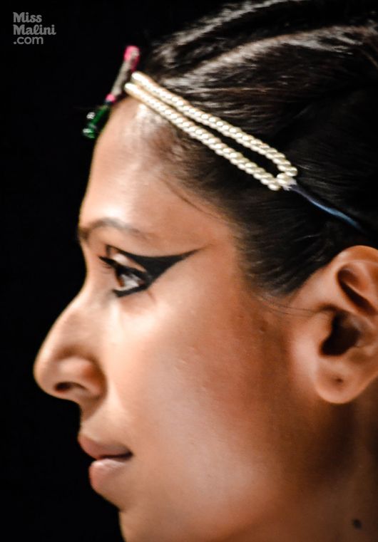 Winged eyeliner at Anupama Dayal