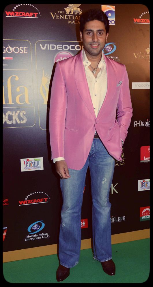 Abhishek Bachchan at the 2013 IIFA Rocks event at Venetian Macau (Photo courtesy | Yogen Shah)
