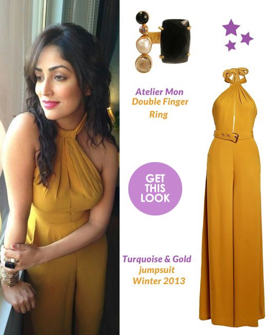 Get This Look: Yami Gautam in Turquoise &#038; Gold