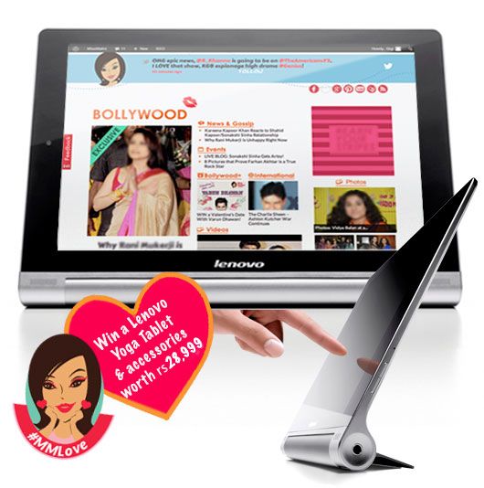 #MMLove: Win a Lenovo Yoga 10 Tablet Worth ₹28,999 for Your Valentine!