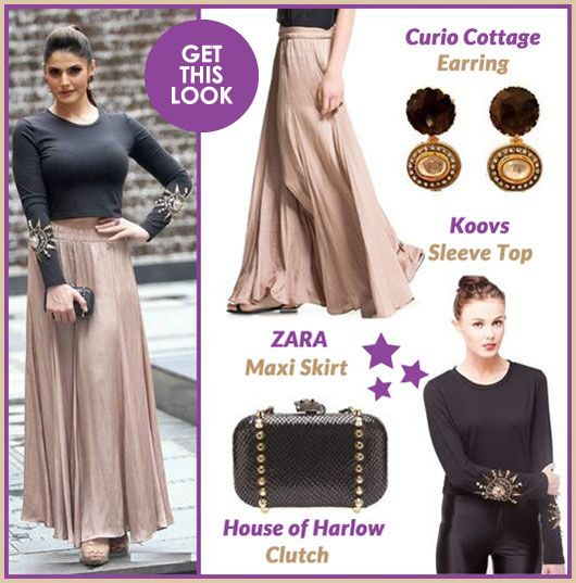 Get This Look: Zarine Khan in Zara & Koovs