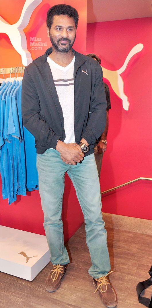 Spotted: Prabhudeva Promoting ‘ABCD’ at the Puma Store