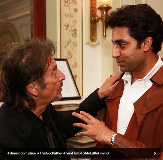 Abhishek Bachchan May Never Wash His Right Shoulder Again