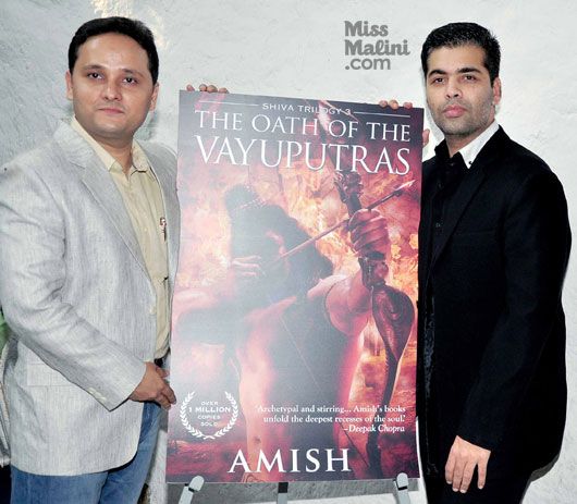 Karan Johar and Amish Tripathi Launch ‘The Oath of Vayuputras’