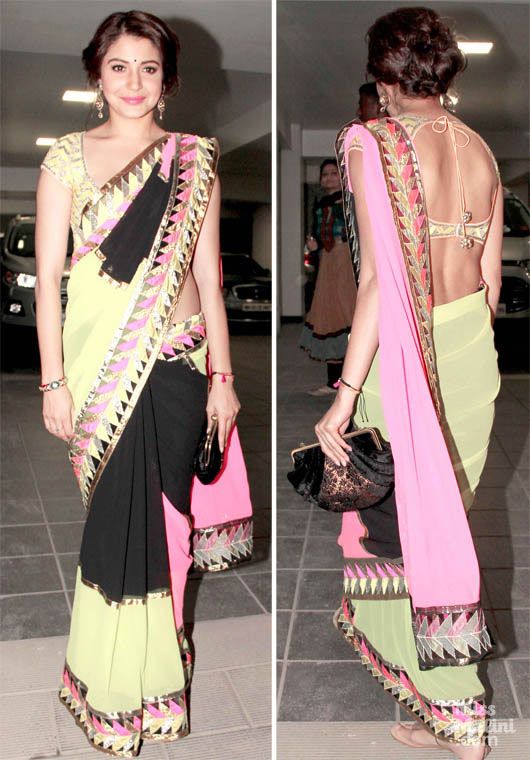 Anushka Sharma in an Abu Jani - Sandeep Khosla saree