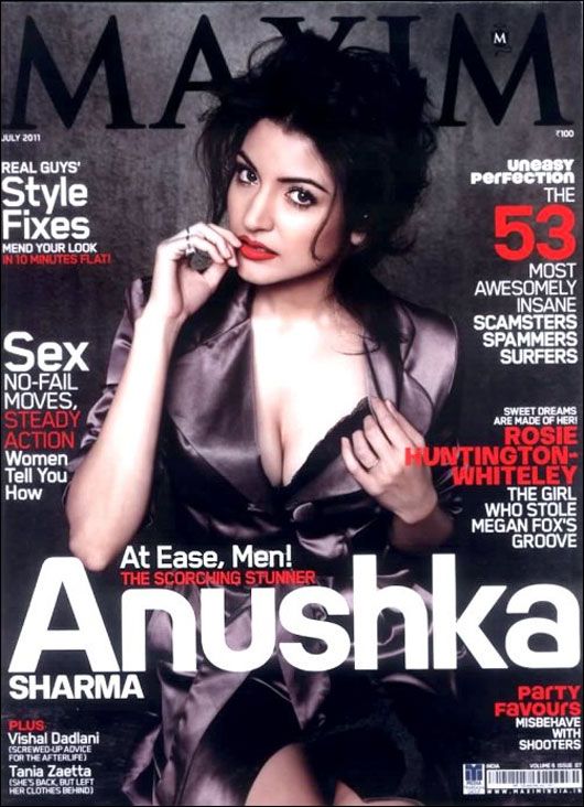 Anushka Sharma Gets Racy in Bed on the Cover of Maxim!