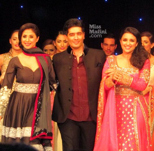 Urmila Matondkar, Manish Malhotra, Parineeti Chopra