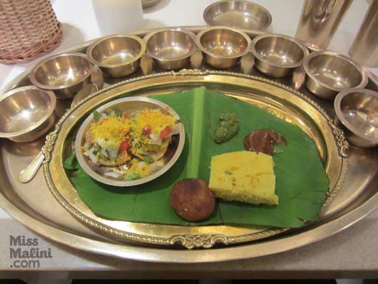 Appetizers: Sev Puri, Pattice & Dhokla