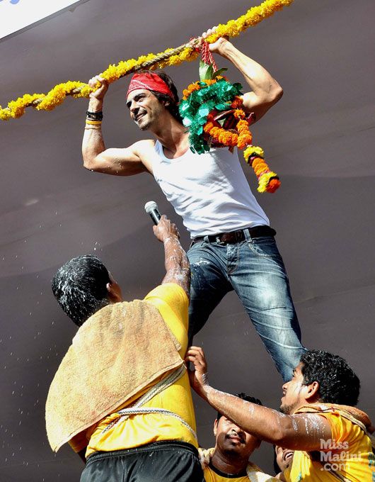 Arjun Rampal Turns Up the Heat at Janamashtmi Celebrations