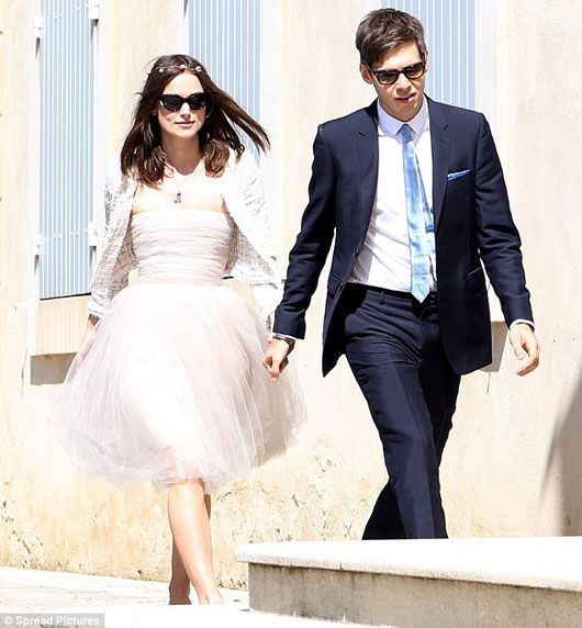 Keira Knightley Ties the Knot in Flats!