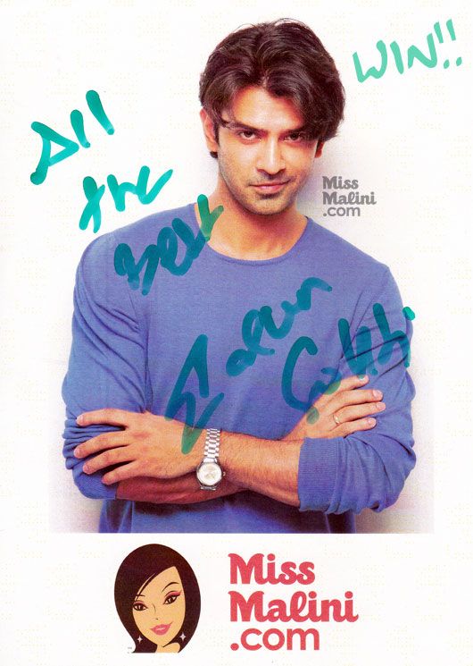 WIN: An Autographed Photo from Barun Sobti!