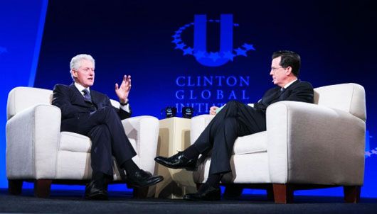 Stephen Colbert Convinces Bill Clinton to Start Tweeting – Meet @PrezBillyJeff