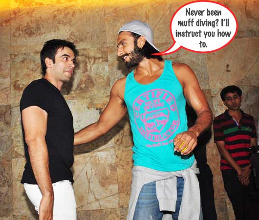 Ranveer Singh Turns Instructor for a Naughty Sport?