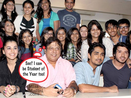 David Dhawan Goes Back to College!