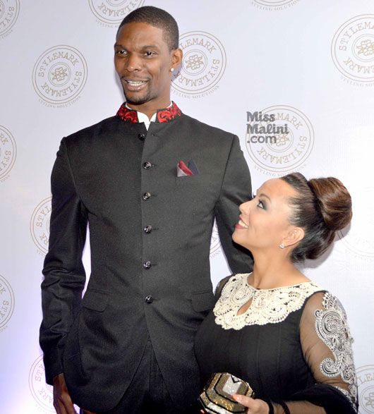 Chris Bosh and Adrienne Williams Bosh