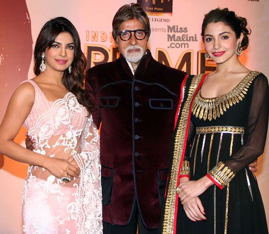 Priyanka Chopra, Amitabh Bachchan, Anushka Sharma