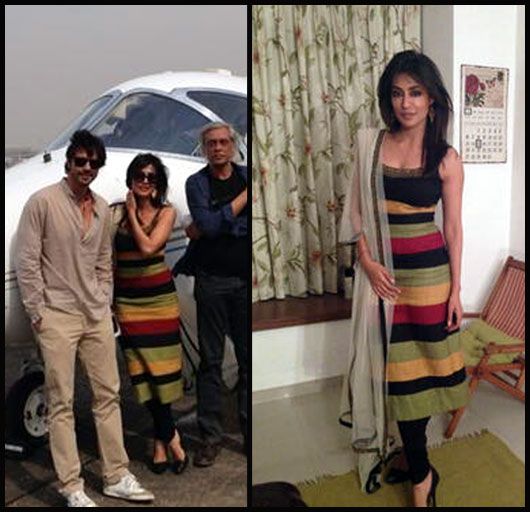 Spotted: Chitrangda Singh in Sabyasachi