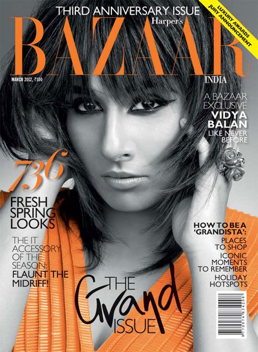 Vidya Balan Shows Off Her Sultry Side on the Cover of Vogue India