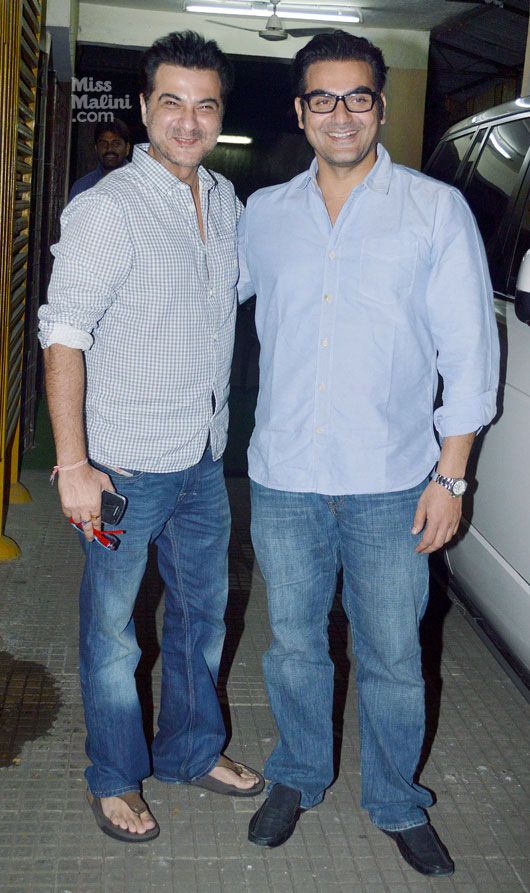 Sanjay Kapoor and Arbaaz Khan
