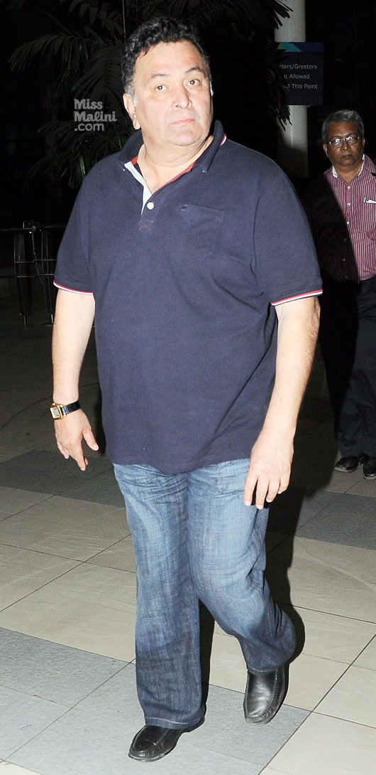 Airport Spotting: Arjun Rampal and Rishi Kapoor Returning to Mumbai!