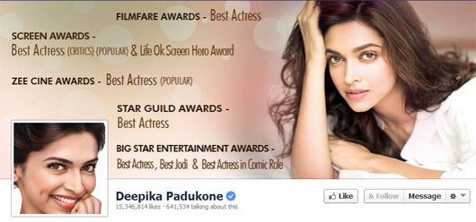 Deepika Padukone's official Facebook page
